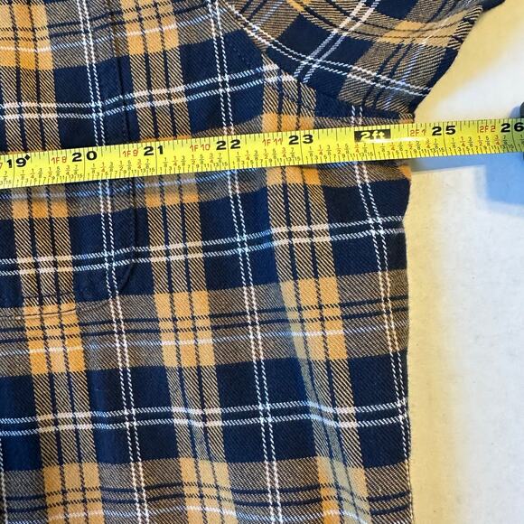 NEW Duluth Trading Co Free Swingin Flannel Relaxed Large Tall - Picture 7 of 9